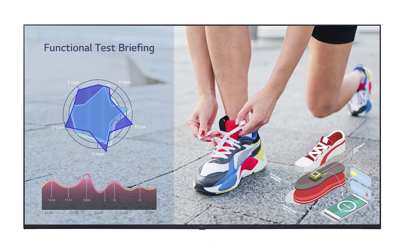 LG 50UL3J-M Monitor Digitale Signage 50'' LCD 4K Ultra HD 3840x2160 Wi-Fi 400 cd/m² 16/7