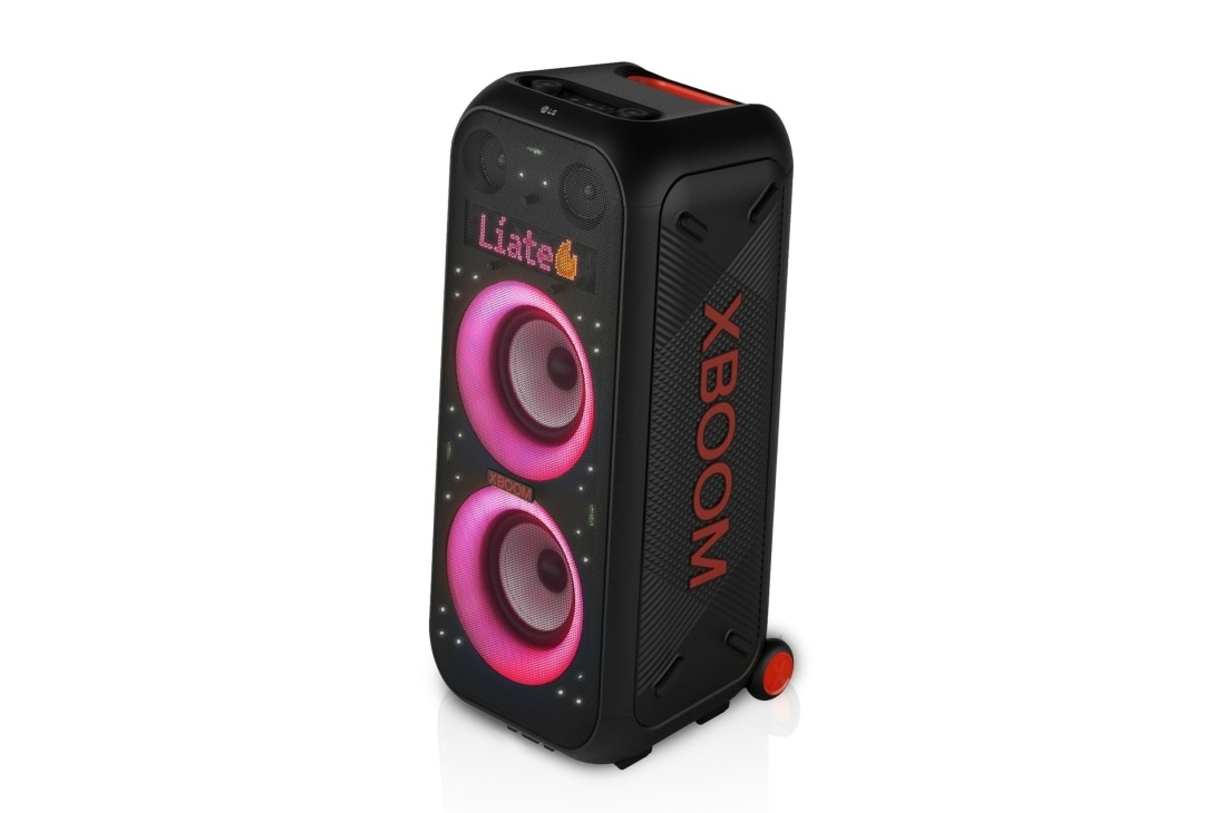 LG XL9T Altoparlante Bluetooth Portatile Nero - 1000 W, Party Speaker con Karaoke, Waterproof e Resistente alla Polvere