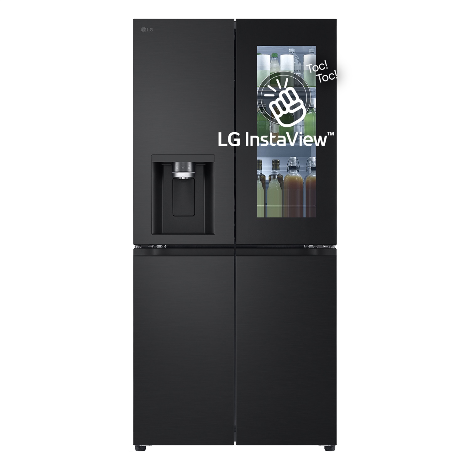 LG GMG860EPBE Frigorifero Multidoor Slim 508L 4 Porte Wi-Fi No Frost Classe E Nero