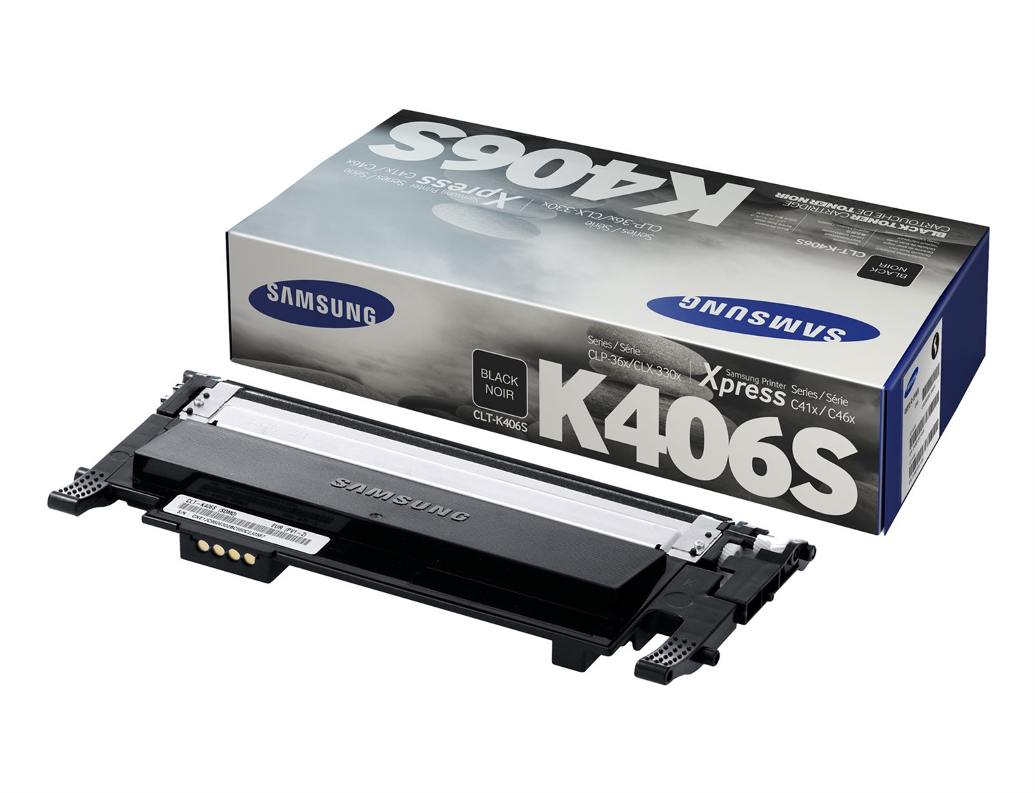 Samsung CLT-K406S Toner Nero Originale - 1500 Pagine - Compatibile con CLP-360, CLP-365, CLX-3300, CLX-3305