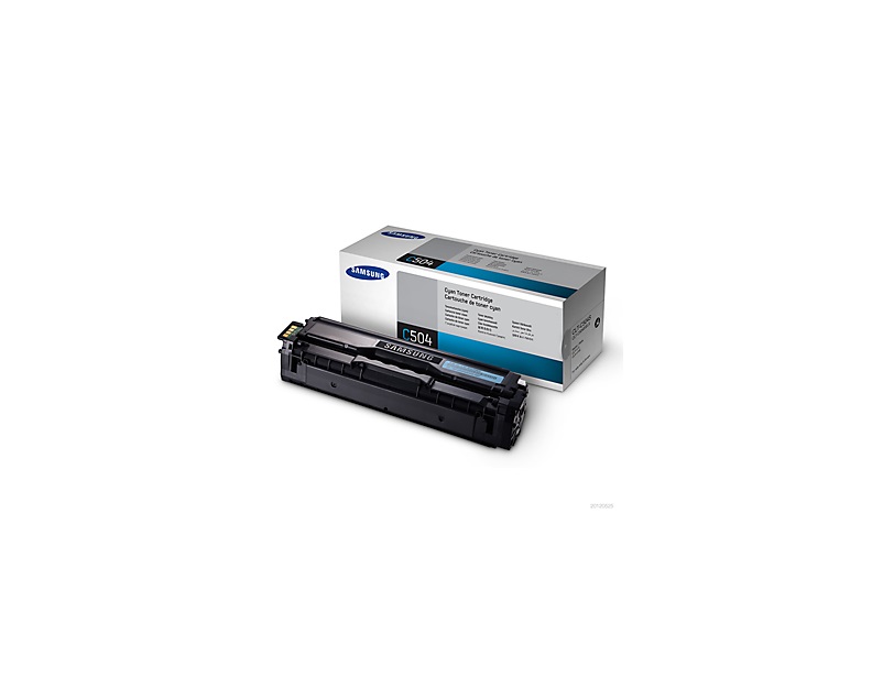 Samsung CLT-C504S Cartuccia Toner Originale Ciano - Fino a 1800 Pagine, Compatibile con CLP-410, CLX-4100, 4195, Xpress C 1800