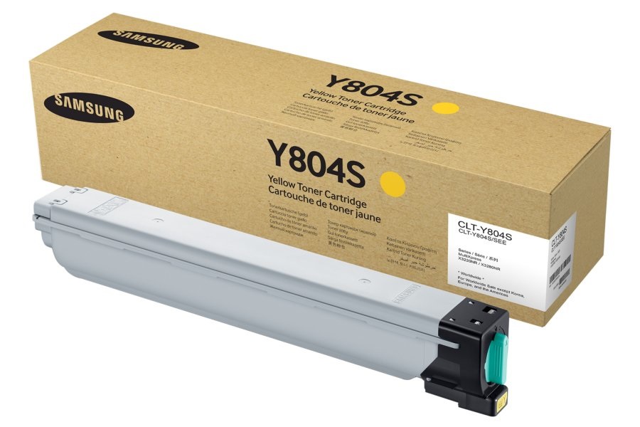 Samsung CLT-Y804S Toner Originale Giallo - 15.000 Pagine - Compatibile con MultiXpress X3220NR e X3280NR