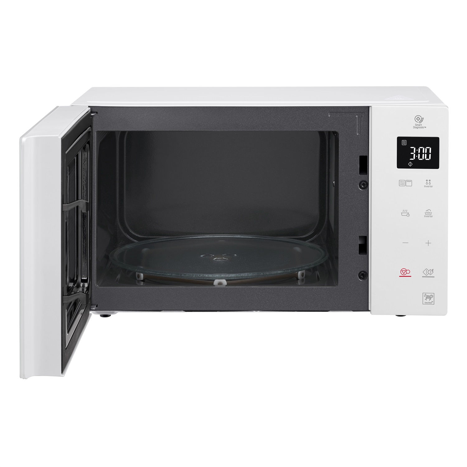 LG MH6336GIH Forno Microonde Smart Inverter 23 Litri, 1000W, Grill al Quarzo, Programmi Automatici, 5 Livelli di Potenza Regolabili - Bianco
