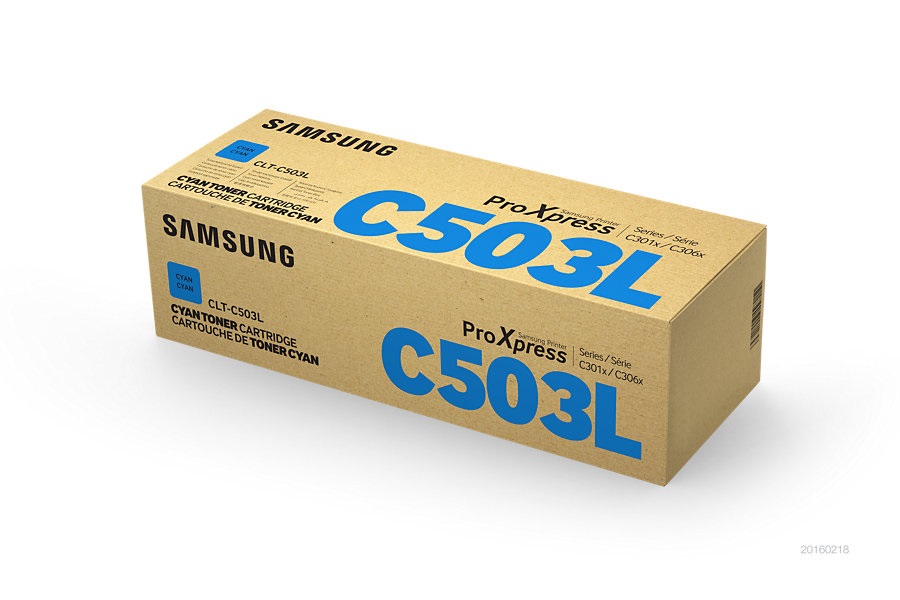 Samsung CLT-C503L Cartuccia Toner Originale Ciano - Fino a 5000 Pagine, Compatibile con ProXpress C3010ND e C3060FR, 1 Pz