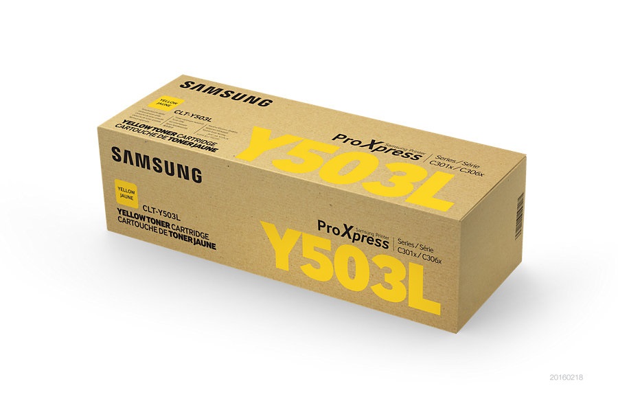 Samsung CLT-Y503L Cartuccia Toner Originale Giallo - ~5000 Pagine - Compatibile con ProXpress C3010ND e C3060FR