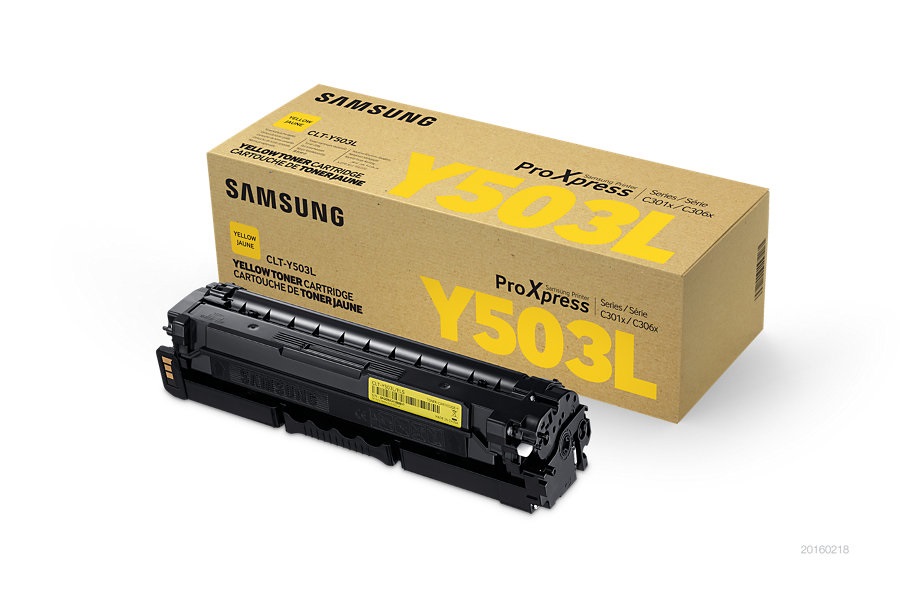 Samsung CLT-Y503L Cartuccia Toner Originale Giallo - ~5000 Pagine - Compatibile con ProXpress C3010ND e C3060FR