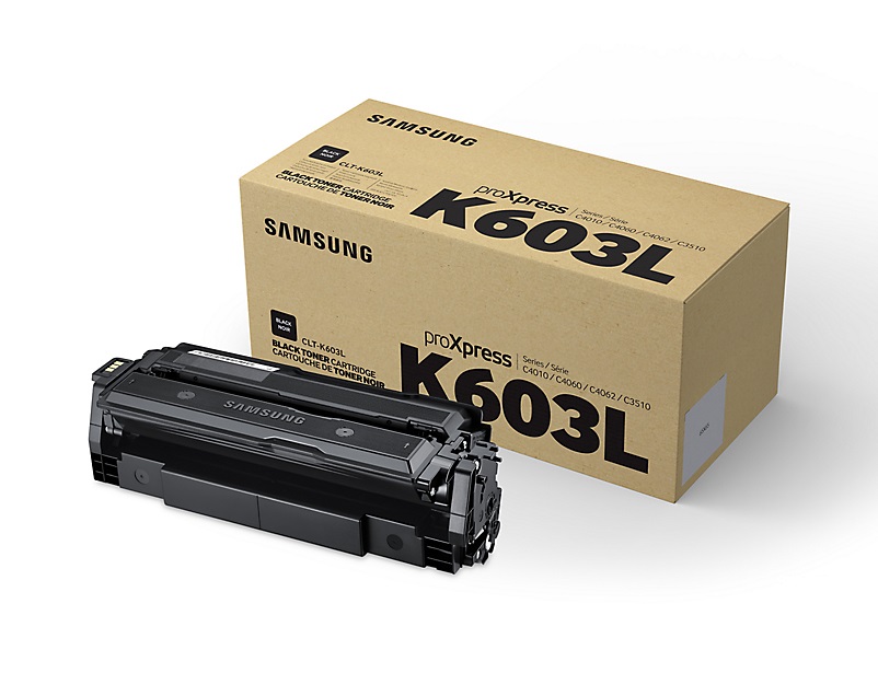 Samsung CLT-K603L Cartuccia Toner Originale Nero - 1 pz, Resa fino a 15.000 Pagine, Compatibile con ProXpress C4010ND e C4060FX