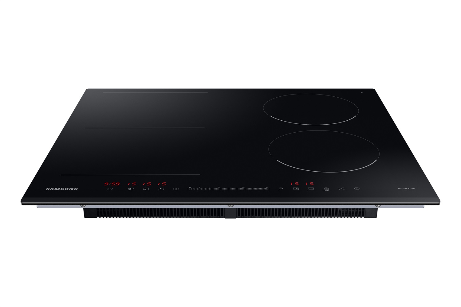 Samsung Piano Cottura a Induzione NZ64R3747BK 60cm 4 Zone Vetroceramica Nero Da Incasso