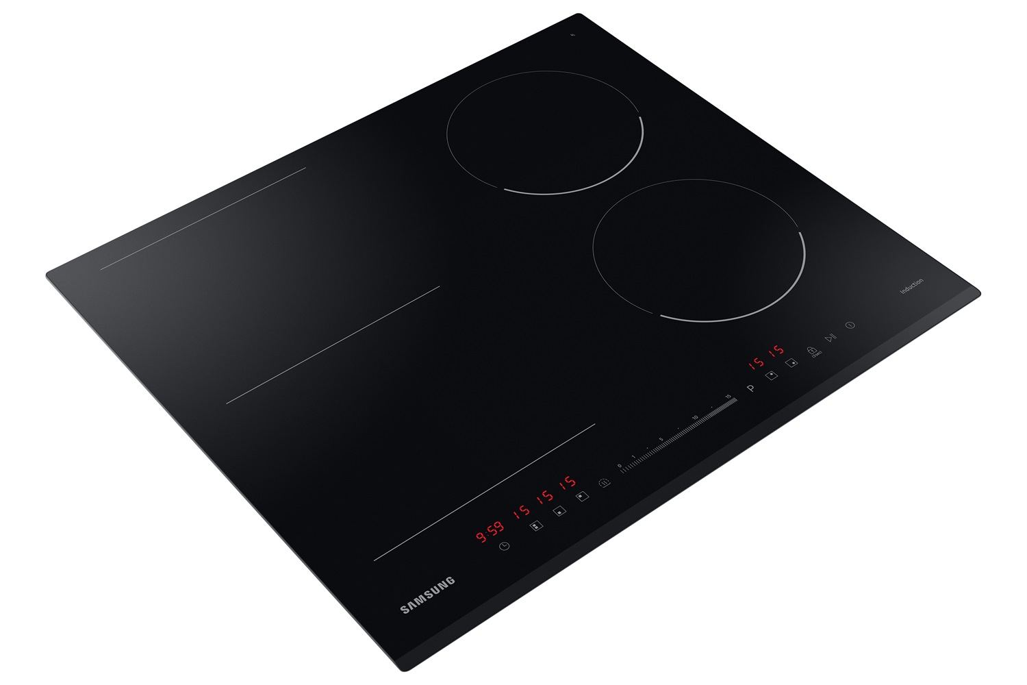 Samsung Piano Cottura a Induzione NZ64R3747BK 60cm 4 Zone Vetroceramica Nero Da Incasso