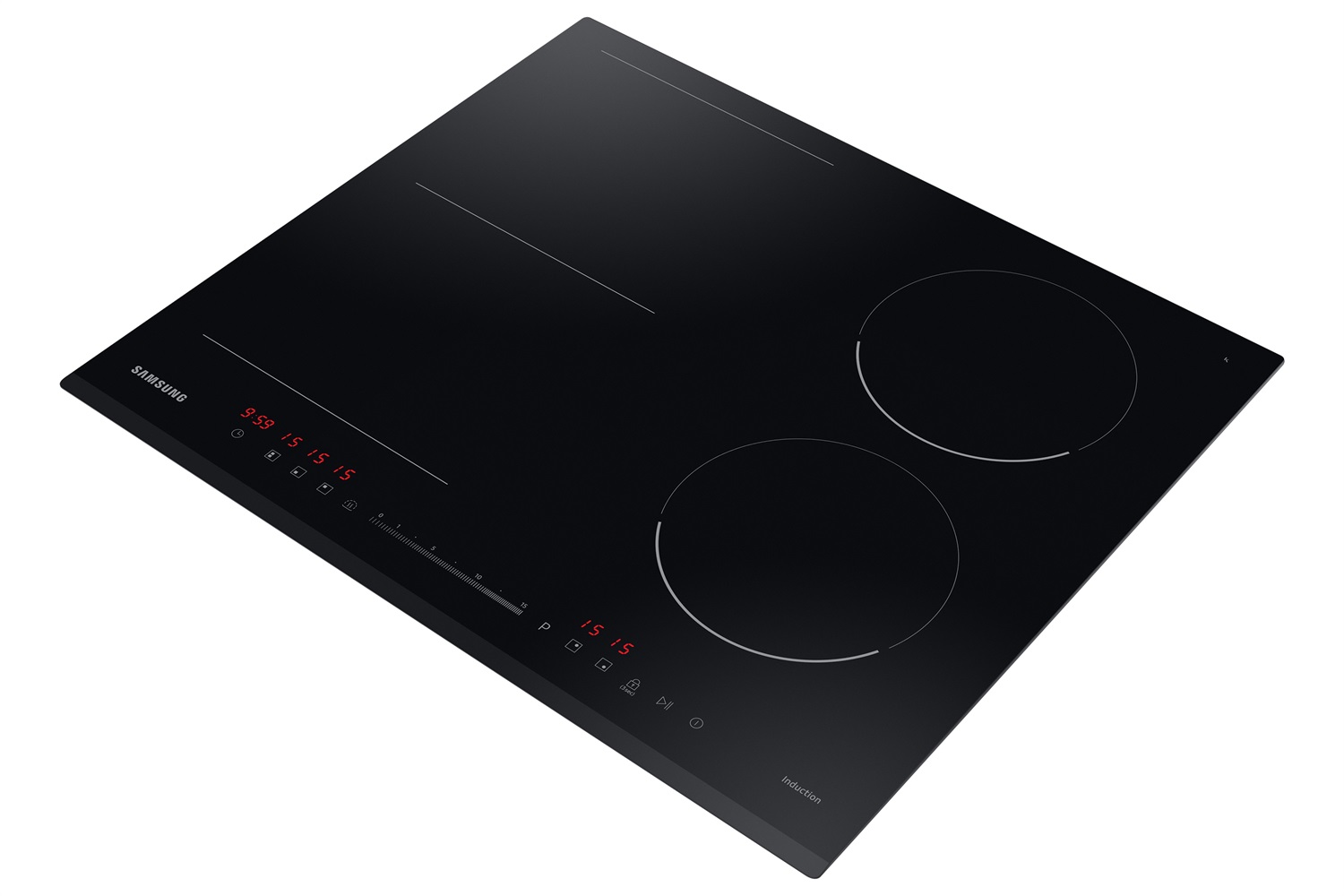 Samsung Piano Cottura a Induzione NZ64R3747BK 60cm 4 Zone Vetroceramica Nero Da Incasso