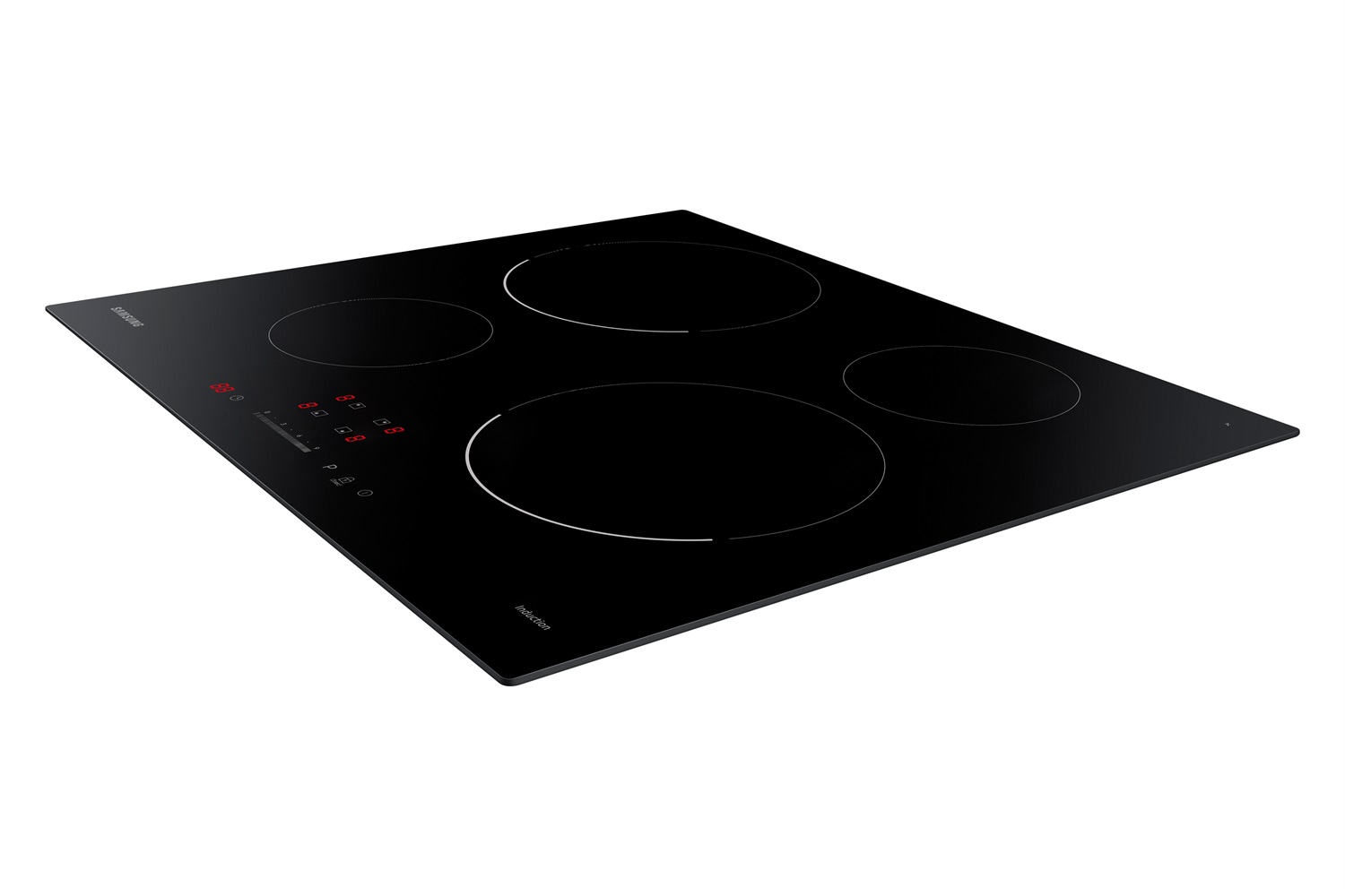Samsung NZ64T3707AK Piano Cottura a Induzione 60cm 4 Bruciatori Vetro Nero Touch Control