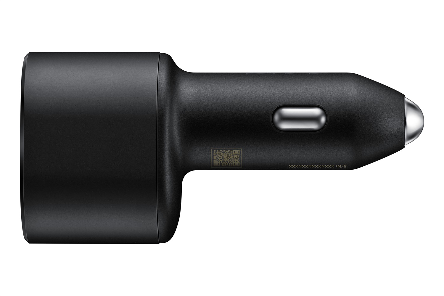 Samsung EP-L5300 Caricabatterie da Auto Doppio Super Veloce 45W 15W con Porte USB-C e USB-A - Nero
