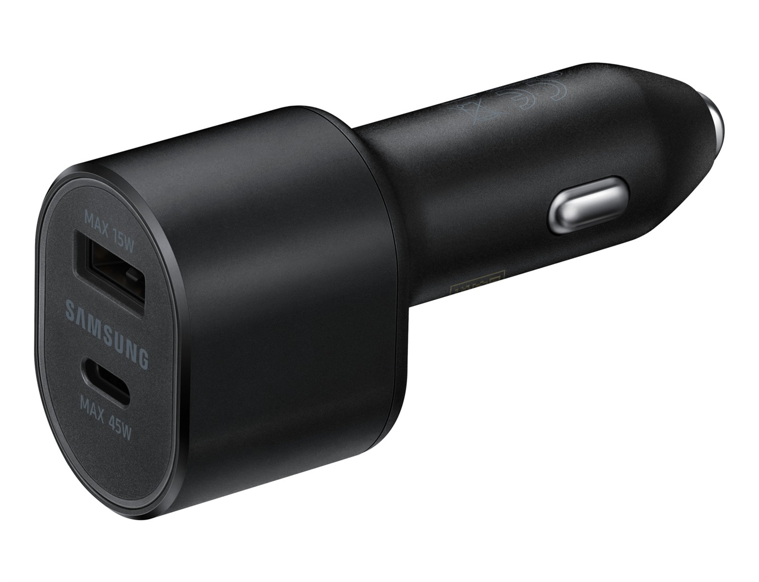 Samsung EP-L5300XBEGEU Caricabatterie Auto Universale Nero con Lightning, 20W Max, Caricamento Veloce