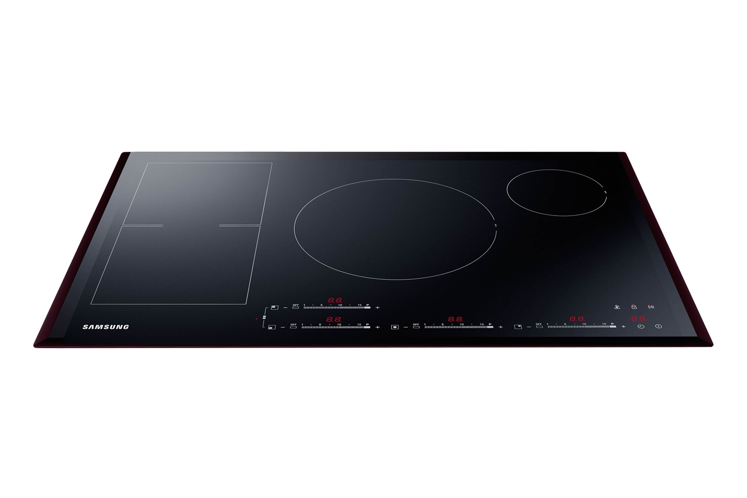 Samsung Piano Cottura a Induzione 80 cm NZ84F7NC6AB Nero Vetroceramica 4 Fornelli