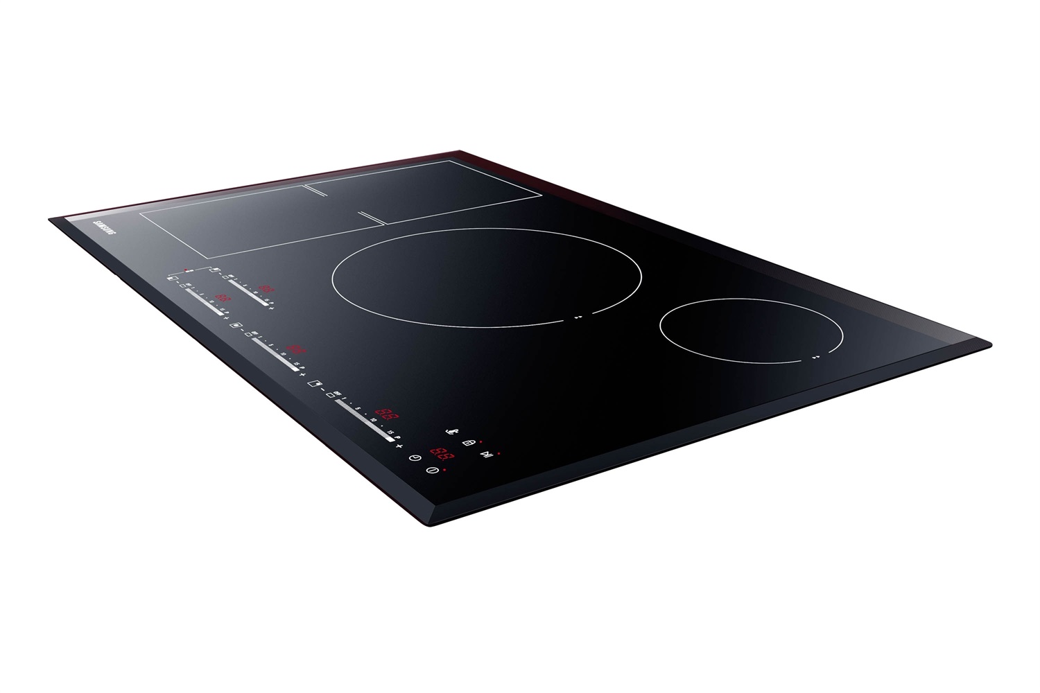 Samsung Piano Cottura a Induzione 80 cm NZ84F7NC6AB Nero Vetroceramica 4 Fornelli