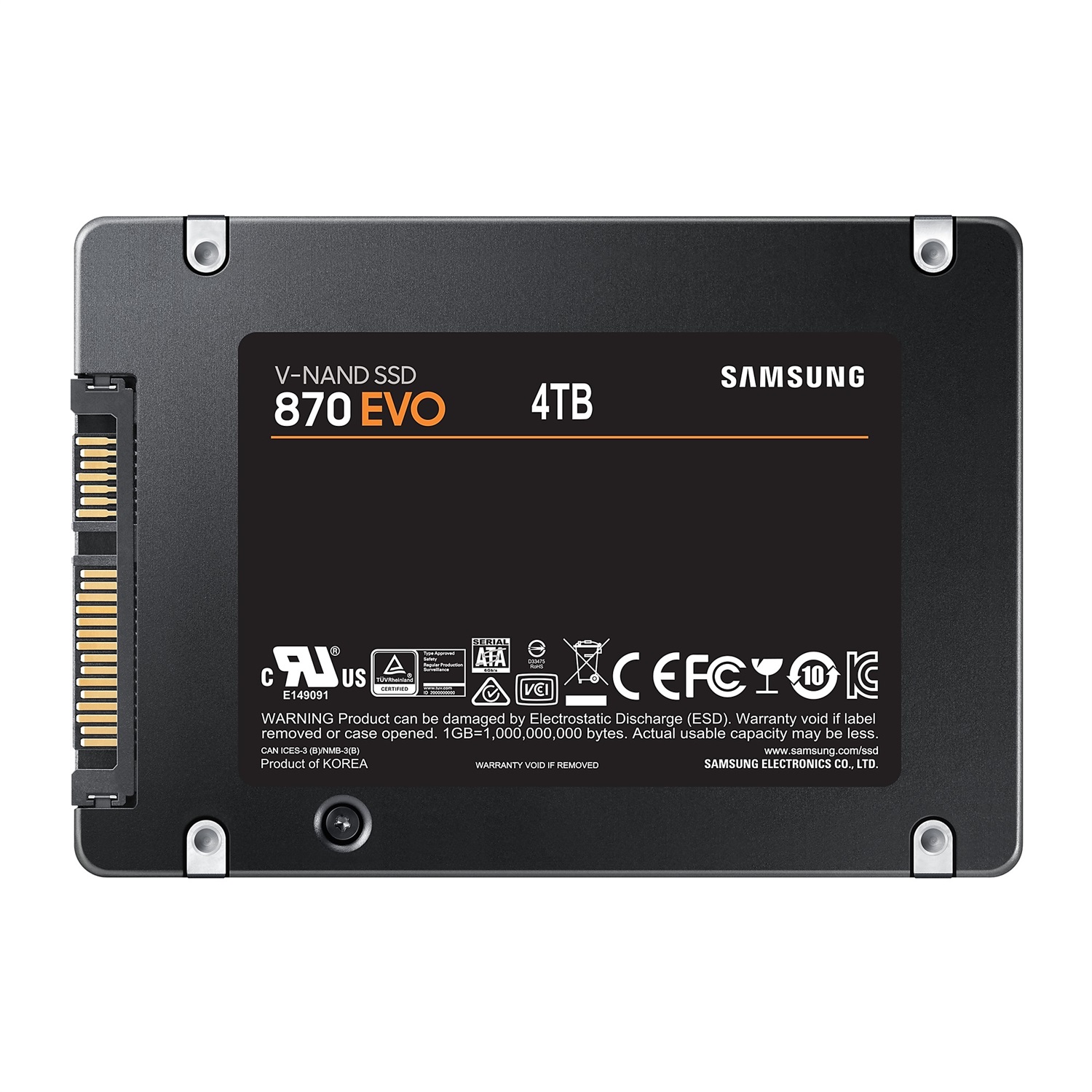 Samsung 870 EVO SSD Interno 4 TB 2.5