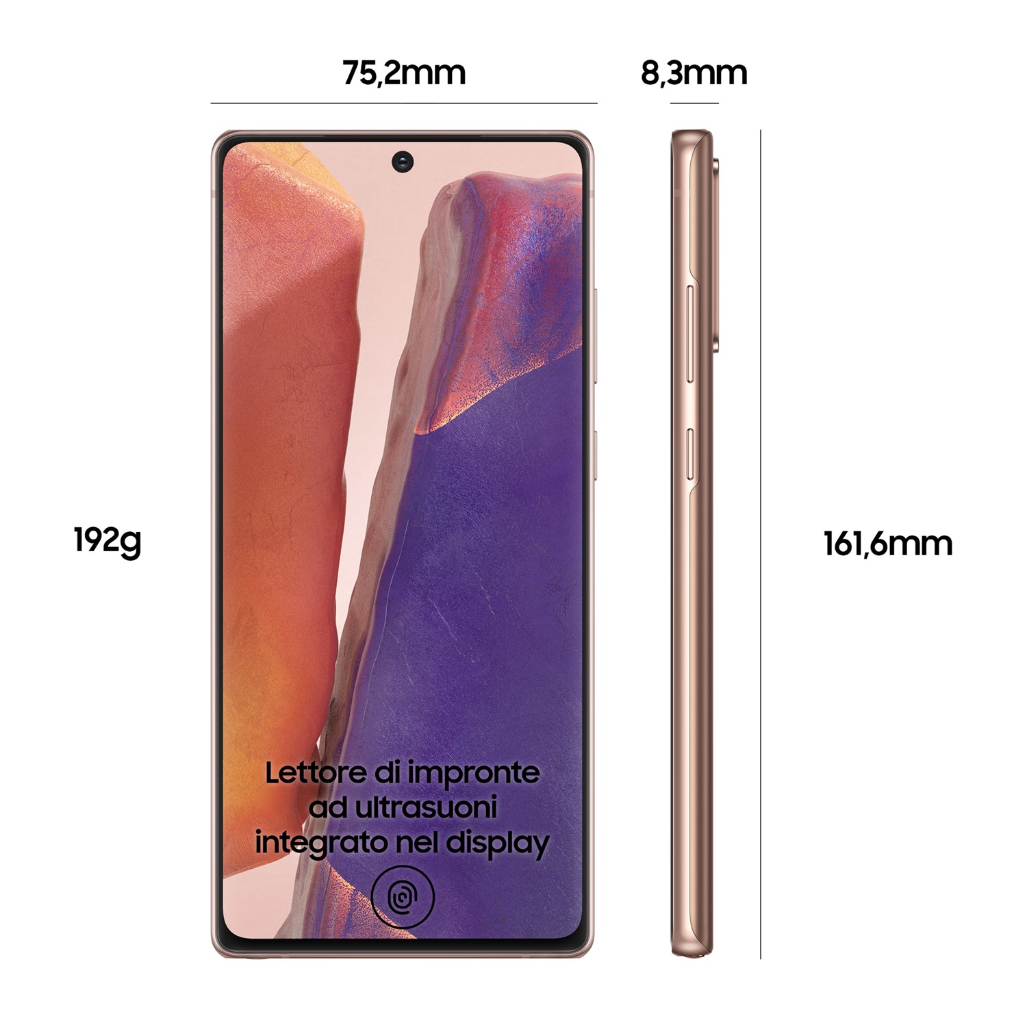 Samsung Galaxy Note20 Smartphone, Display 6.7