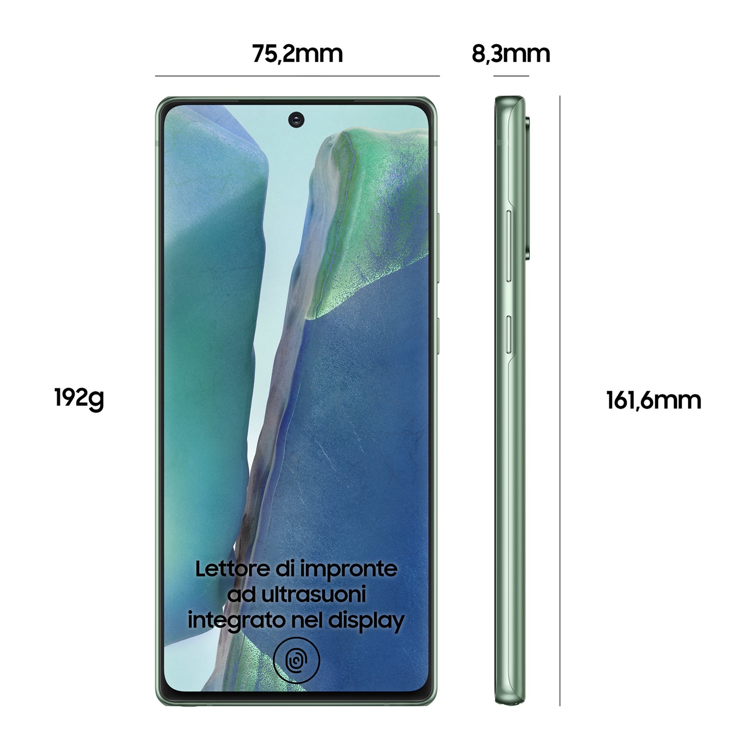 Samsung Galaxy Note20 5G Smartphone, Display 6.7