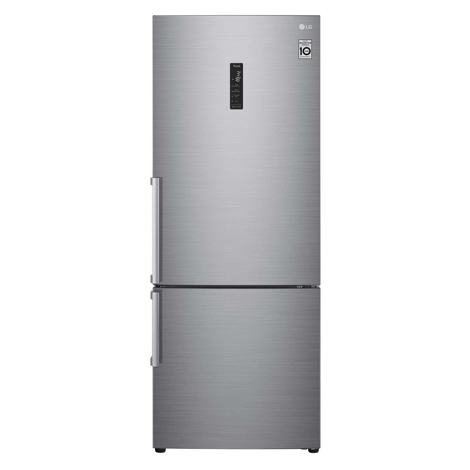 LG GBB567PZCMB Frigorifero Combinato 462L Libera Installazione No Frost Wi-Fi Acciaio Inox Classe E