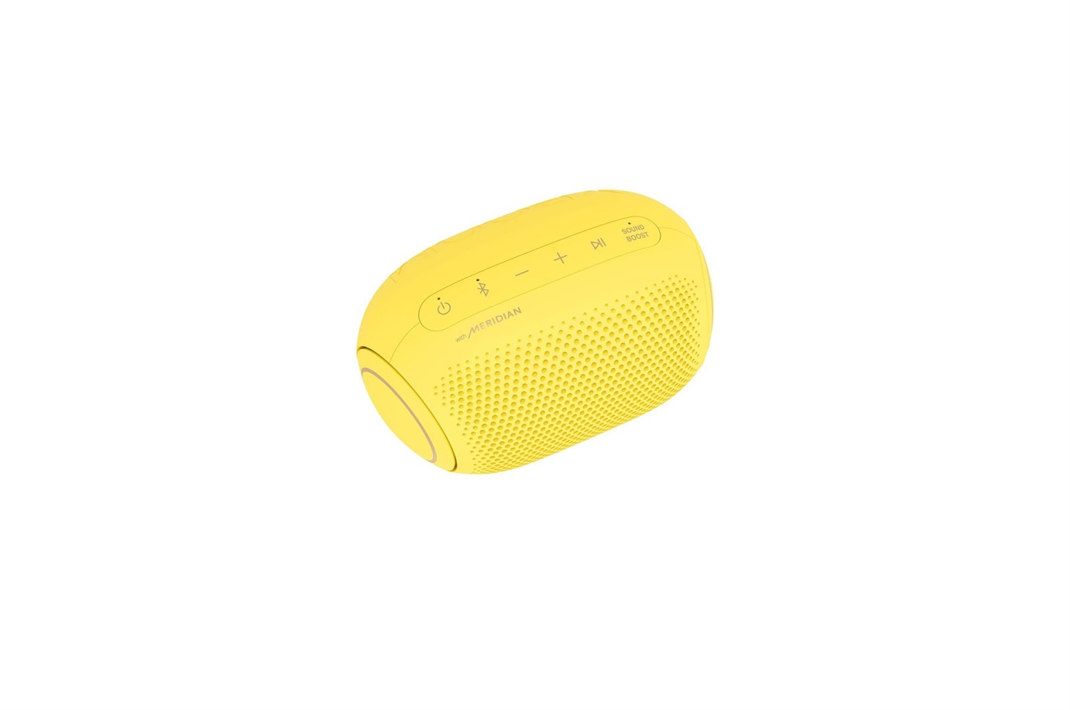 LG XBOOMGo PL2S Altoparlante Portatile Bluetooth Giallo 5 W Impermeabile IPX5 con Audio Meridian e Bassi Potenti
