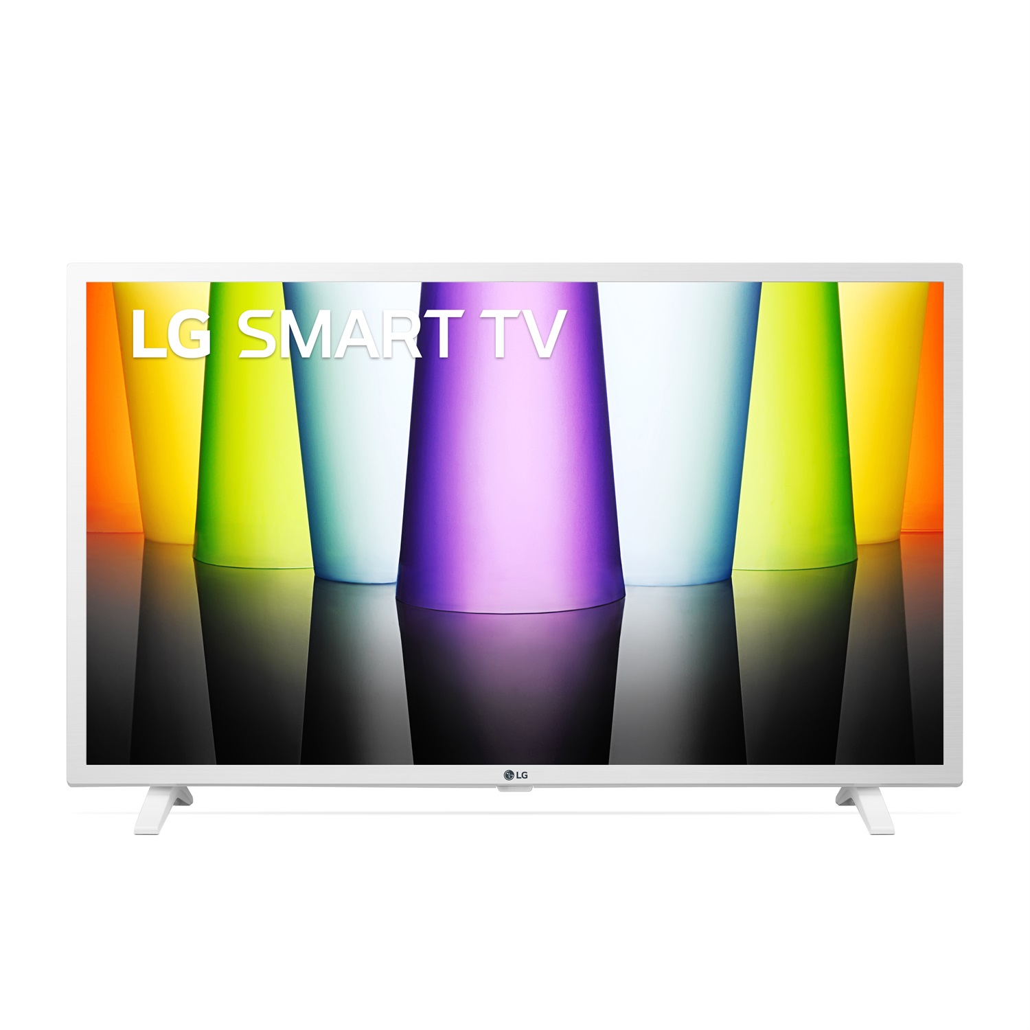 LG Smart TV LED 32'' Full HD 1920x1080 Serie LQ6380 32LQ63806LC - WiFi, 2 HDMI, DVB-T2 HEVC, Bianco - NOVITÀ 2022