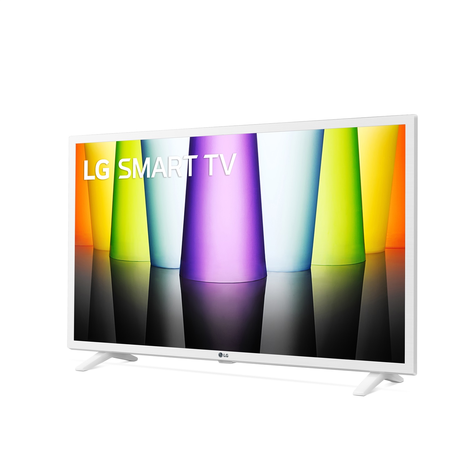 LG Smart TV LED 32'' Full HD 1920x1080 Serie LQ6380 32LQ63806LC - WiFi, 2 HDMI, DVB-T2 HEVC, Bianco - NOVITÀ 2022