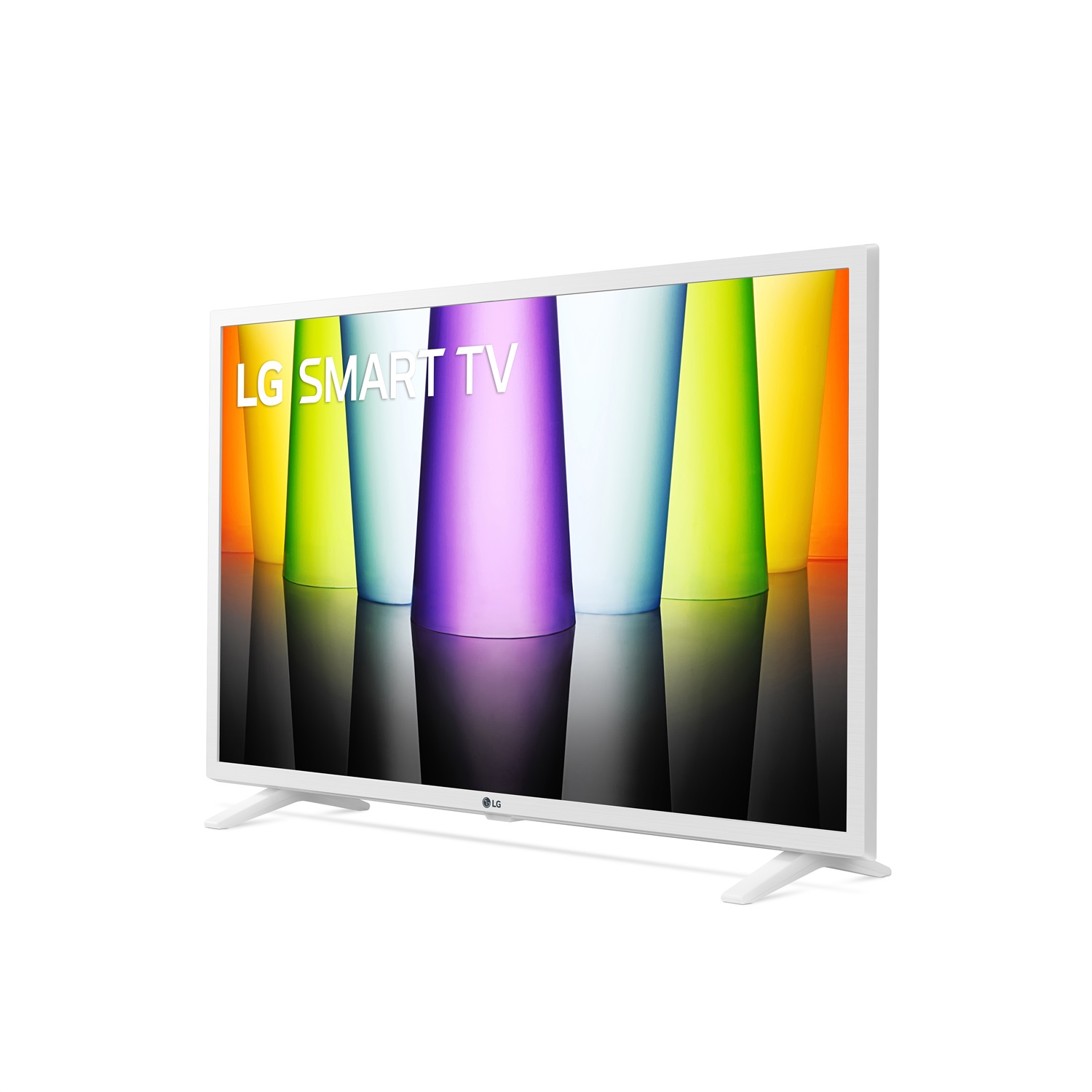 LG Smart TV LED 32'' Full HD 1920x1080 Serie LQ6380 32LQ63806LC - WiFi, 2 HDMI, DVB-T2 HEVC, Bianco - NOVITÀ 2022