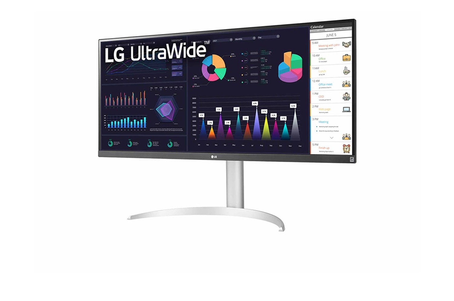 LG 34WQ650-W Monitor Ultrawide 34