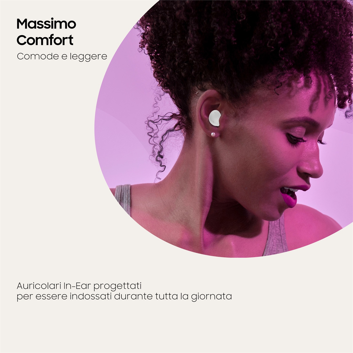 Samsung Galaxy Buds2 Cuffie True Wireless Bianche con Cancellazione Attiva Rumori, Custodia di Ricarica, Audio Bilanciato, Impermeabilità IPx2