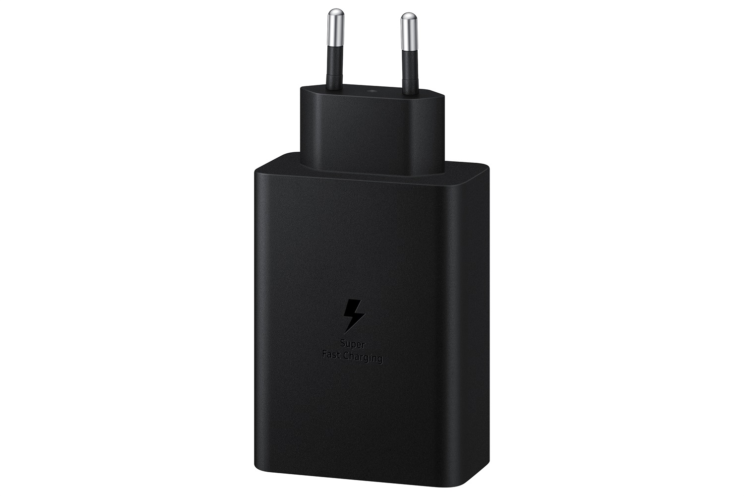 Samsung EP-T6530 Caricabatterie da rete 65W con 1x USB-A e 2x USB-C, Carica rapida per Smartphone e Tablet, Nero