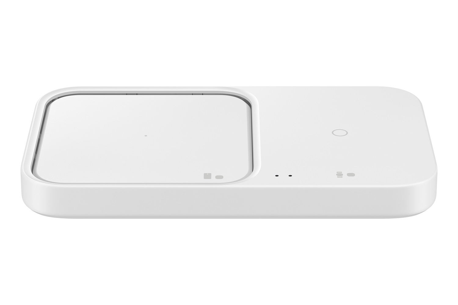 Samsung EP-P5400 Caricatore Wireless Duo 15W Fast Charging Bianco per Smartphone e Orologi Intelligenti
