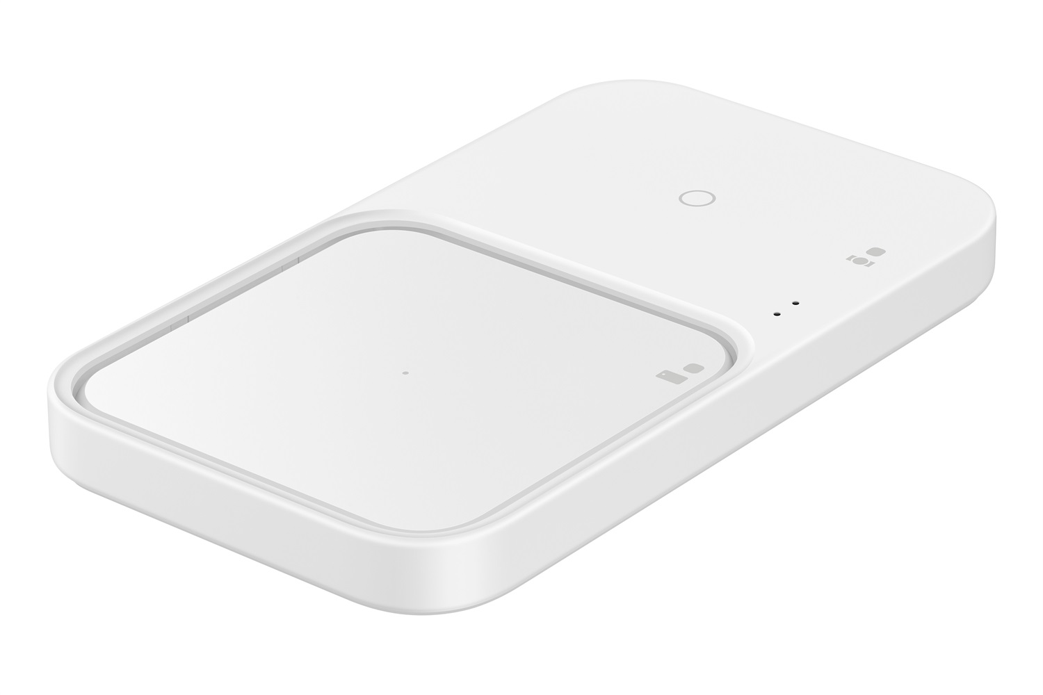 Samsung EP-P5400 Caricatore Wireless Duo 15W Fast Charging Bianco per Smartphone e Orologi Intelligenti