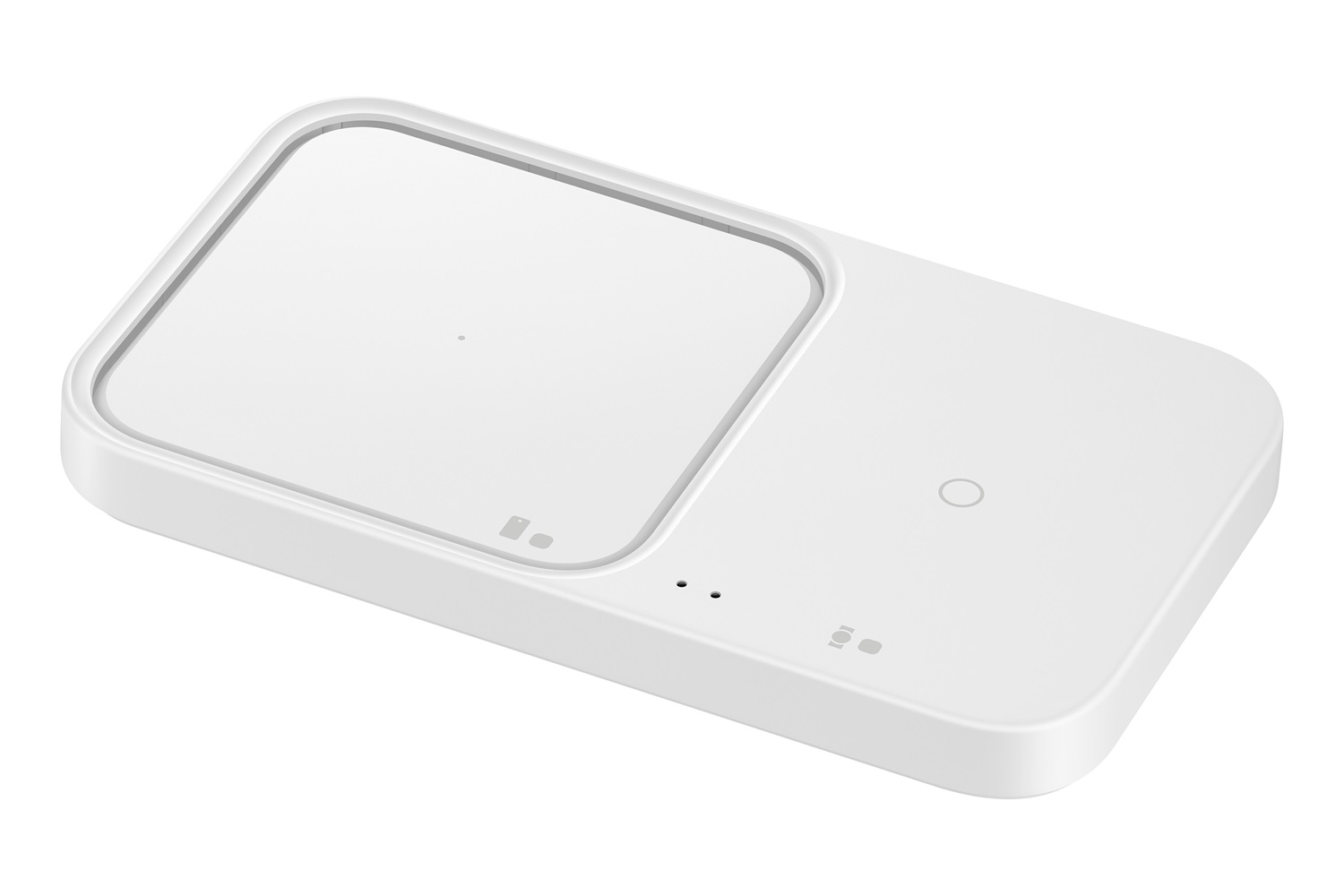 Samsung EP-P5400 Caricatore Wireless Duo 15W Fast Charging Bianco per Smartphone e Orologi Intelligenti
