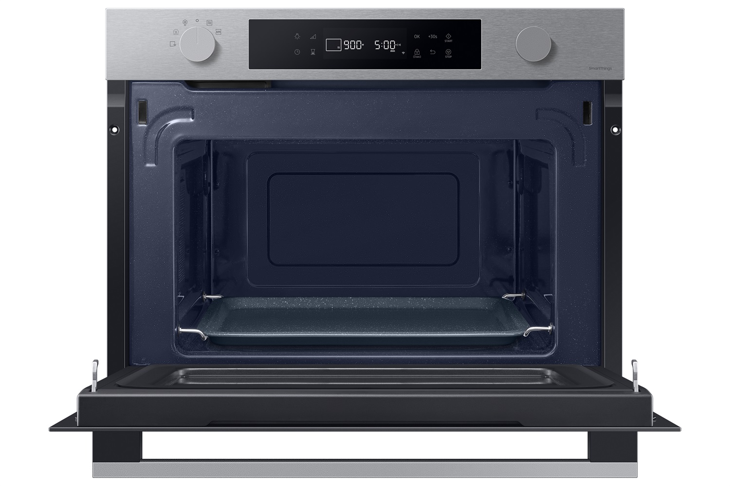 Samsung Forno Microonde Combinato NQ5B4513GBS da Incasso 50L, WiFi, Inox, 20 Funzioni Automatiche