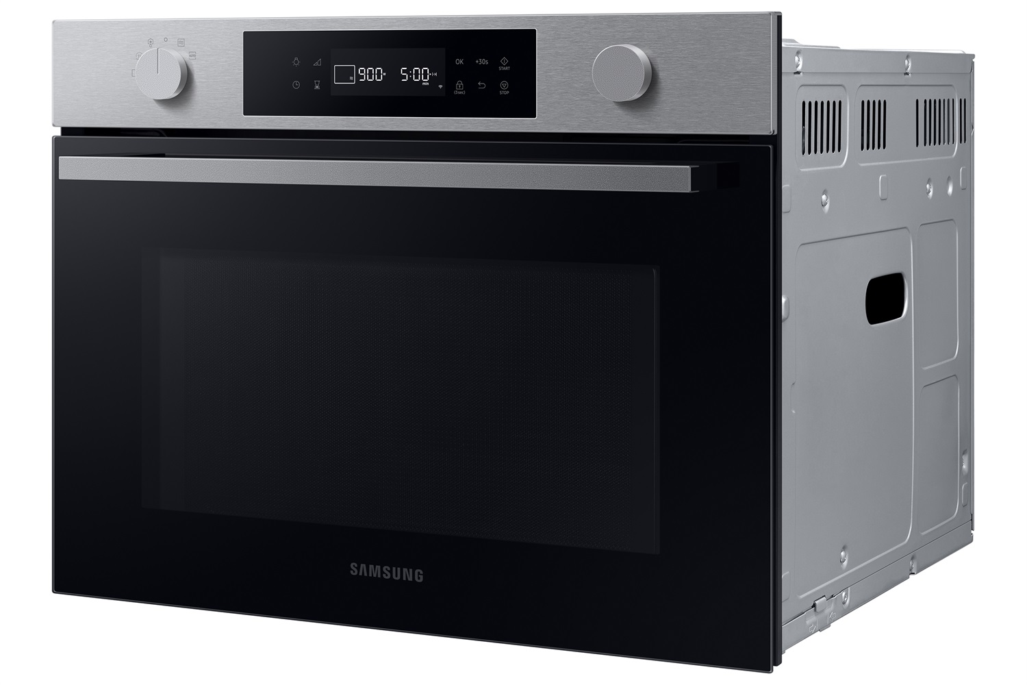 Samsung Forno Microonde Combinato NQ5B4513GBS da Incasso 50L, WiFi, Inox, 20 Funzioni Automatiche