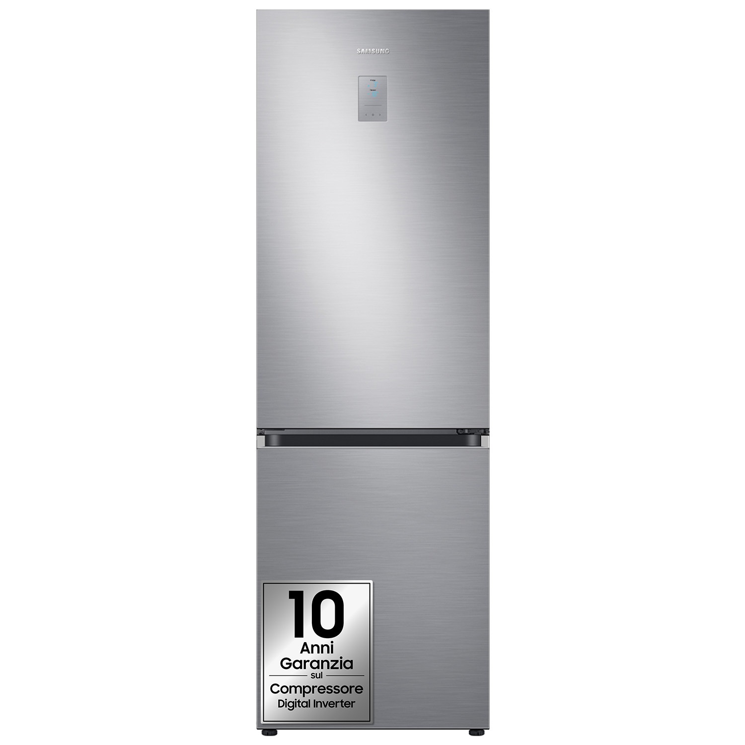 Samsung RB34C775CS9 Frigorifero Combinato EcoFlex AI 1.85m 344L Classe C Acciaio Inossidabile con Wi-Fi e Total No Frost