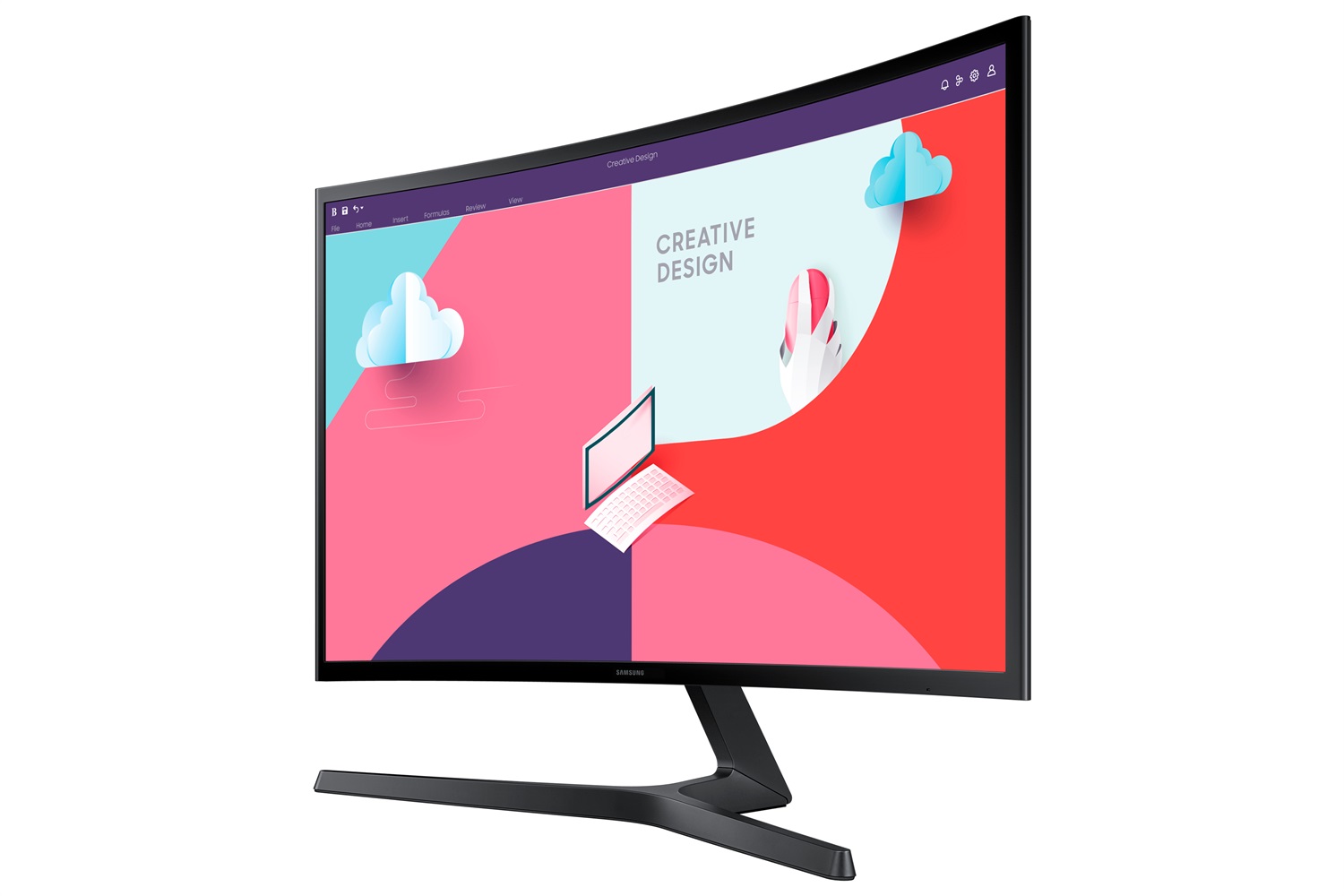 Samsung Monitor Curvo S36C 27'' Full HD 1920x1080 VA 75Hz 4ms FreeSync