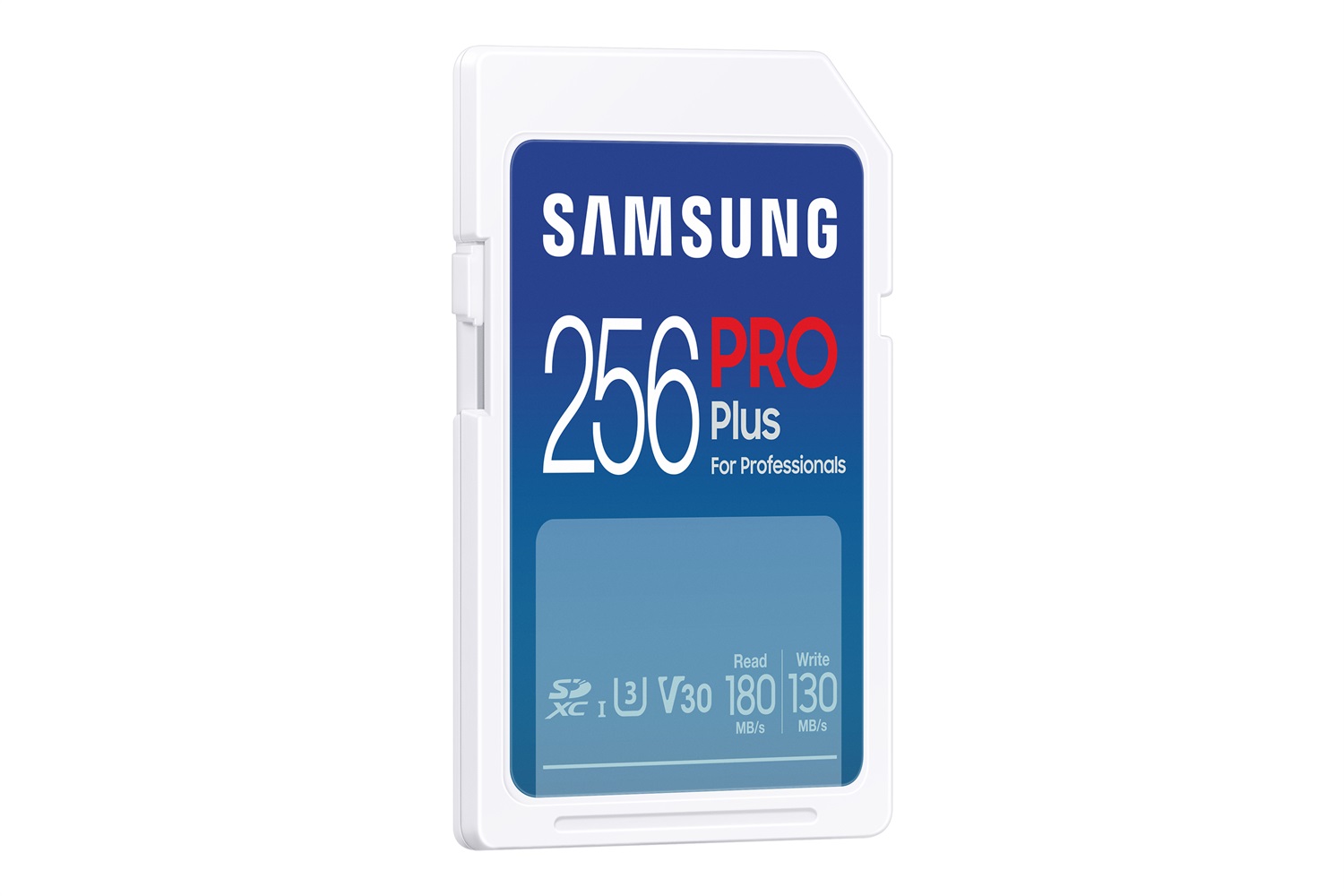 Samsung PRO Plus SD Card - Scheda di memoria 256GB SDXC UHS-I U3, Fino a 180 MB/s
