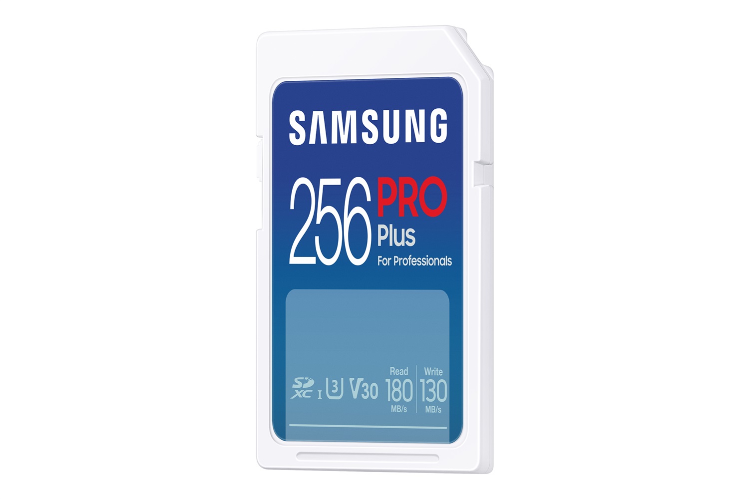 Samsung PRO Plus SD Card - Scheda di memoria 256GB SDXC UHS-I U3, Fino a 180 MB/s