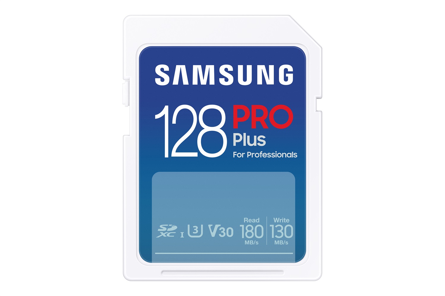 Samsung PRO Plus SD Card - Scheda di memoria 128GB, SDXC, Classe 10, UHS-I U3, Fino a 180 MB/s