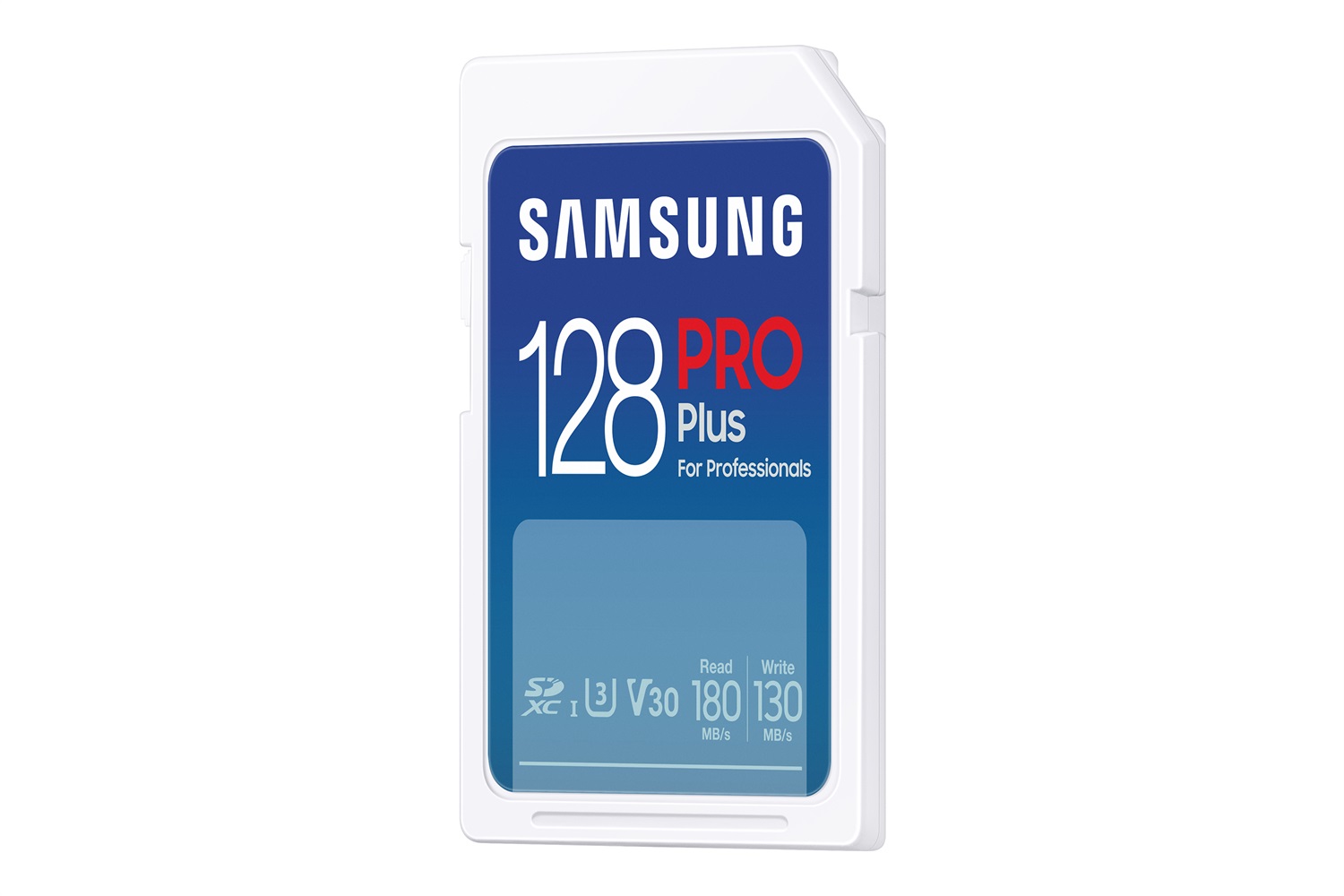 Samsung PRO Plus SD Card - Scheda di memoria 128GB, SDXC, Classe 10, UHS-I U3, Fino a 180 MB/s