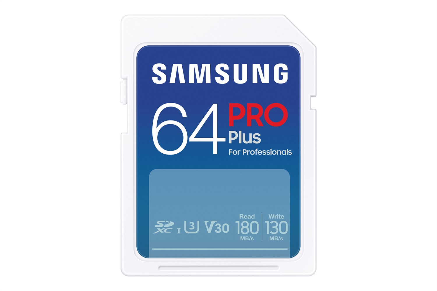 Samsung PRO Plus Scheda SD 64GB - UHS-I U3, Fino a 180 MB/s, Classe V30