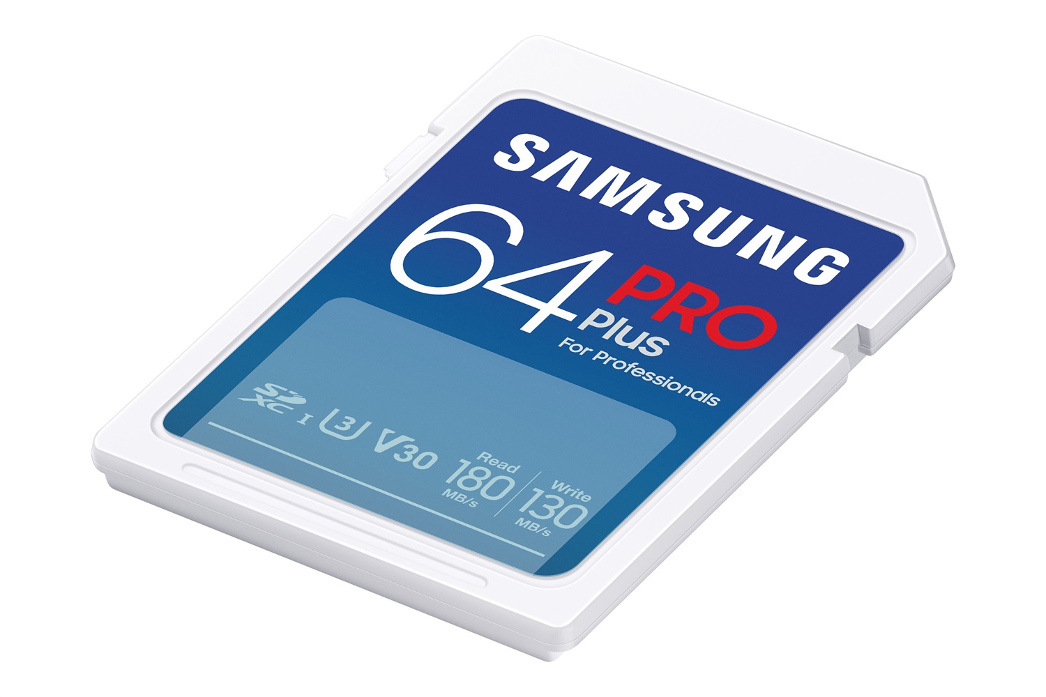 Samsung PRO Plus Scheda SD 64GB - UHS-I U3, Fino a 180 MB/s, Classe V30