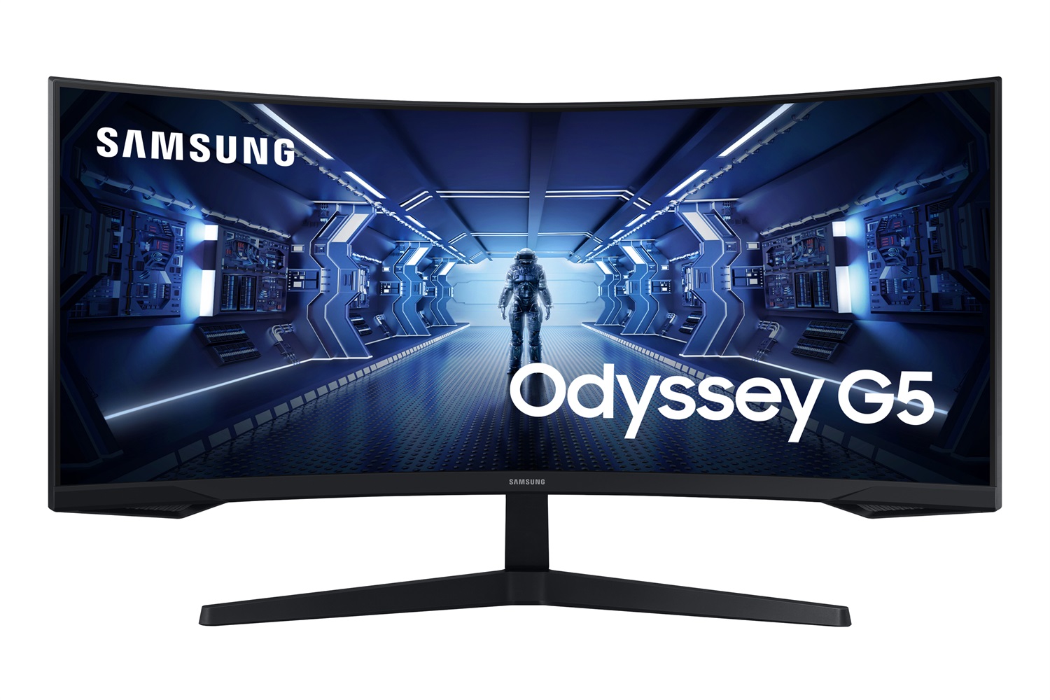 Samsung Odyssey Monitor Gaming G5 da 34'' Curvo (1000R) Ultra WQHD 3440x1440, 165 Hz, 1 ms, FreeSync Premium