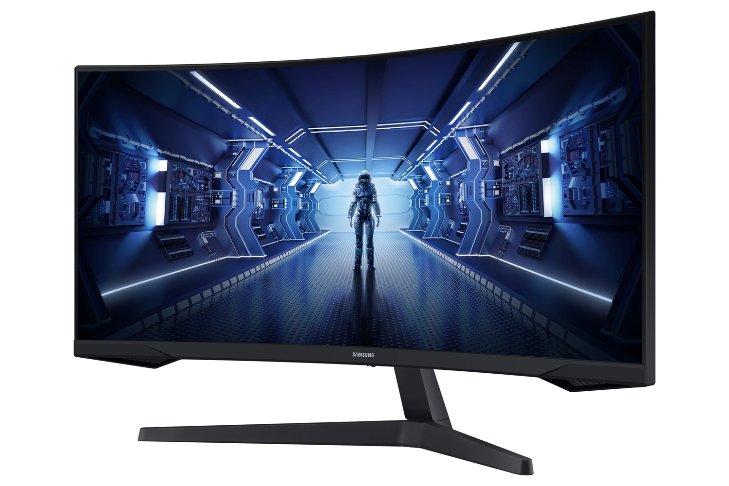 Samsung Odyssey Monitor Gaming G5 da 34'' Curvo (1000R) Ultra WQHD 3440x1440, 165 Hz, 1 ms, FreeSync Premium