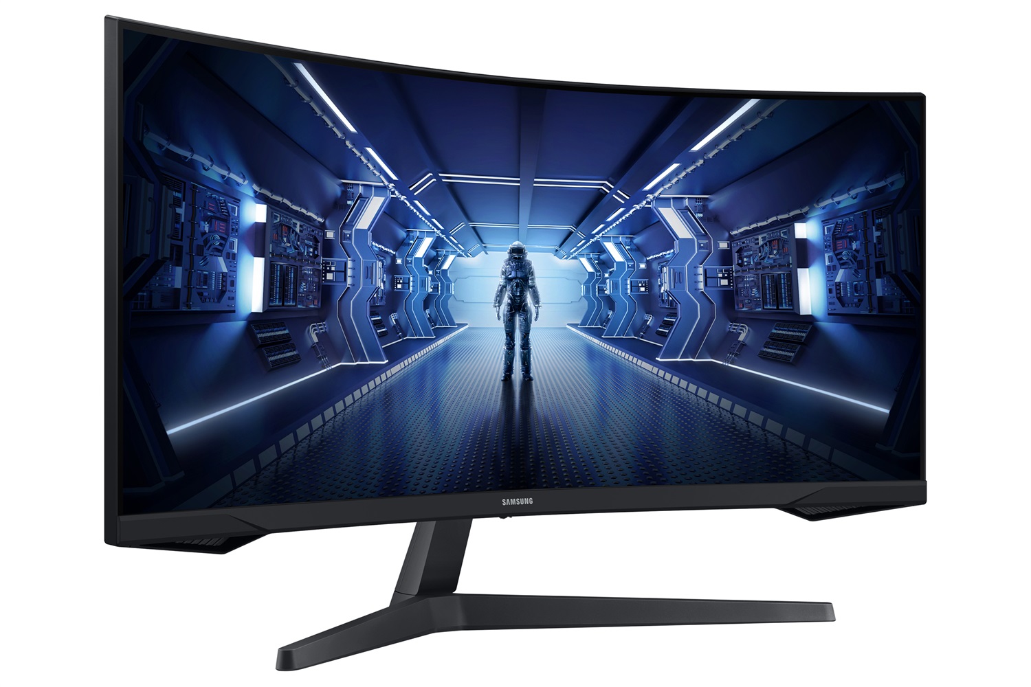 Samsung Odyssey Monitor Gaming G5 da 34'' Curvo (1000R) Ultra WQHD 3440x1440, 165 Hz, 1 ms, FreeSync Premium