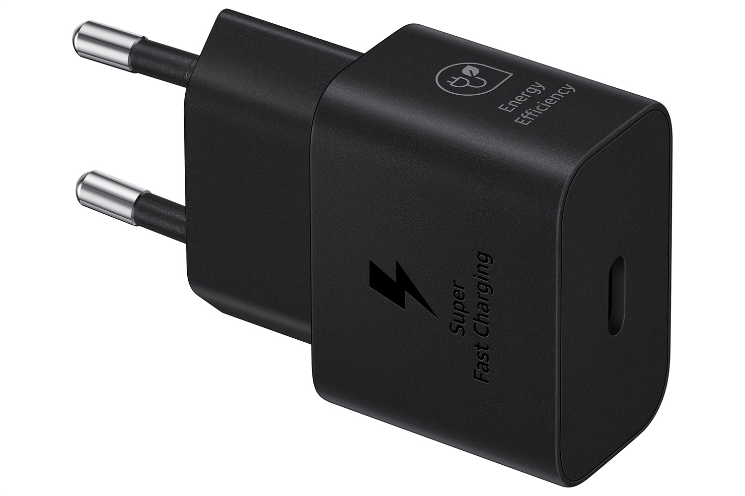 Samsung Caricabatterie USB Type-C Super Fast Charging 25W EP-T2510NBEGEU (senza Cavo), Nero
