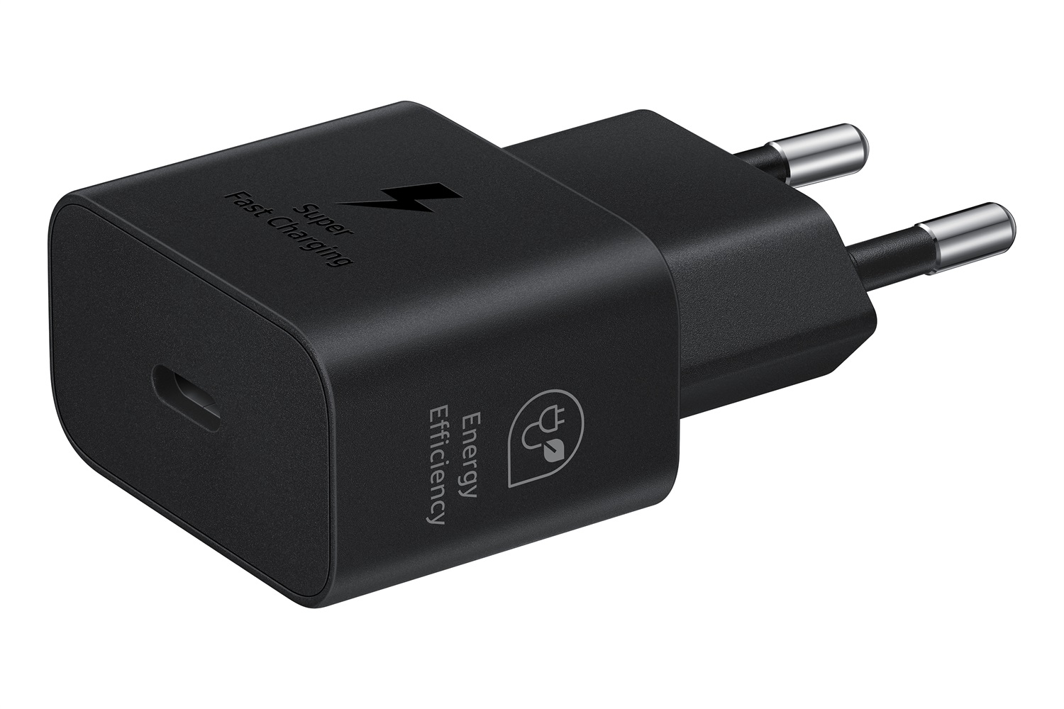 Samsung Caricabatterie USB Type-C Super Fast Charging 25W EP-T2510NBEGEU (senza Cavo), Nero