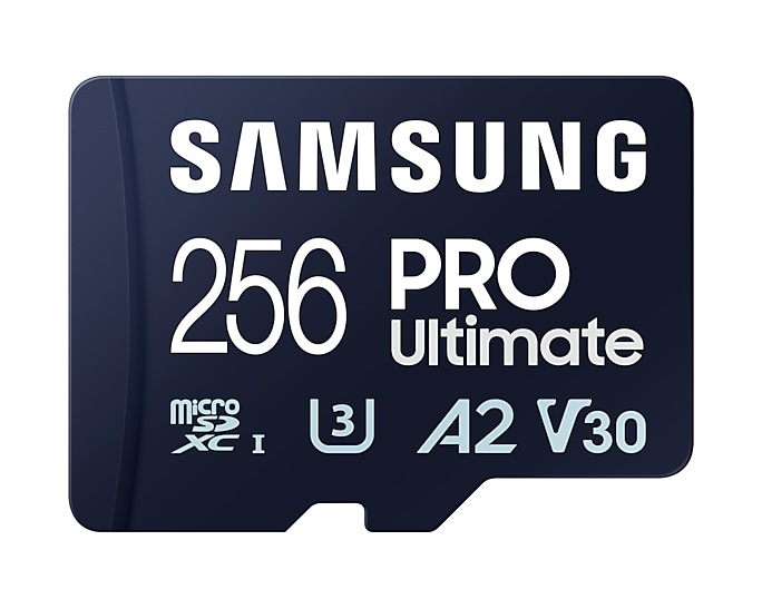 Samsung PRO Ultimate Scheda MicroSDXC 256 GB UHS-I U3 - Velocità di Lettura 200 MB/s, Scrittura 130 MB/s