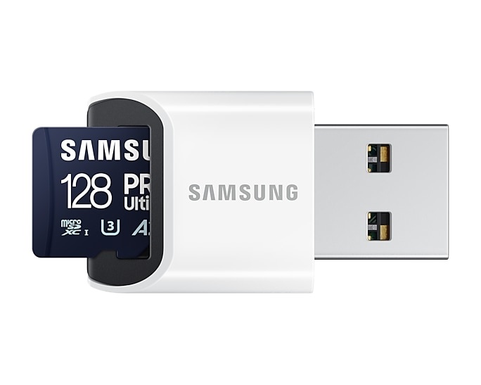 Samsung PRO Ultimate MicroSDXC 128 GB UHS-I - Velocità di lettura 200 MB/s, scrittura 130 MB/s, Class 3 (U3)